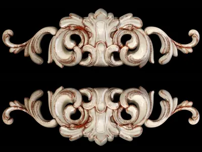 Classic carved 050 3D model