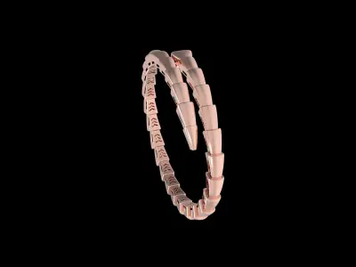 Serpenti Bracelet 170mm 3D print model
