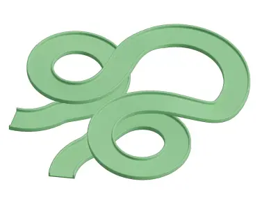Plastic Sports Innovative Race Track Toy 3D model