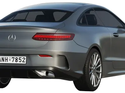 Mercedes-Benz E-Class Coupe AMG-Line 2021 3D model