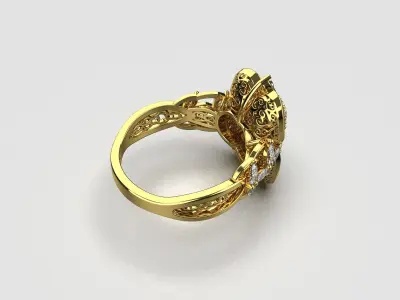 Engagement Rings  3D print model