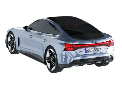 Audi e tron RS GT 2021 3D model