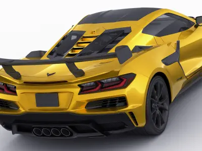 Corvette ZR1 Coupe C8 2025 3D model
