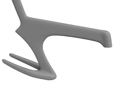 Detailed Bike Frame 3 3D model