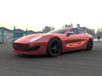 Restyling Ferrari Pinin 3D model