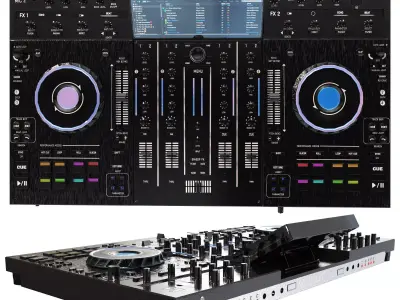 DJ Turntable 3D model