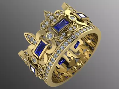 Ring rk 3 3D print model