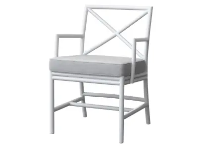 Lincoln brooks La Cruz Carver Chair Outdoor 3D model