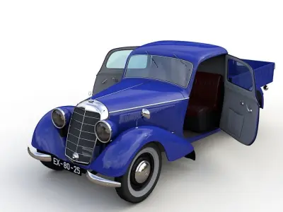 MERCEDES-BENZ 170V PICKUP 1947 3D model