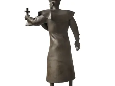Religious man 3D model