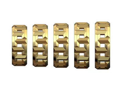 T wedding band replica 3D print model