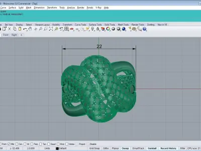 Carving ring 3D print model