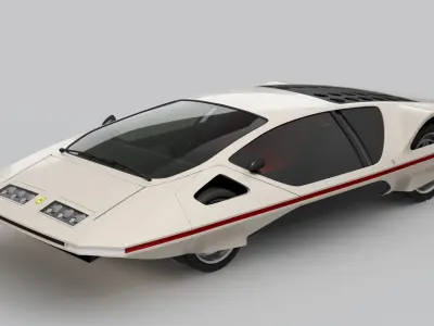 Ferrari 512S Modulo 3D model