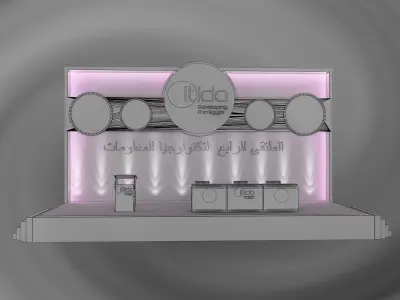 Backdrop Event Exhibition a378a 3D model