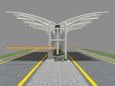 Membrane Canopy 1 3D model