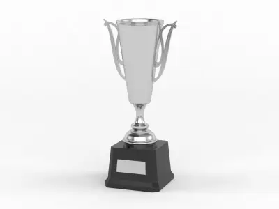 Cups Trophy 3D model 13