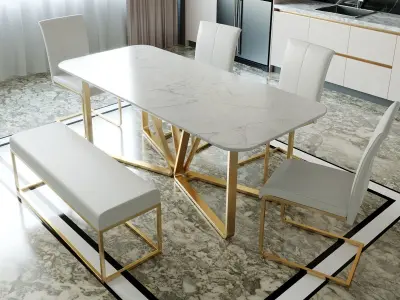 Kitchen scene 3D model