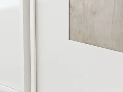 Diptych abstract poster set 3D model