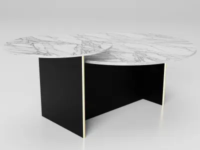 Modern Coffee Table 3D Model 3D model
