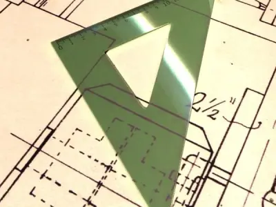 Square Angle Ruler 01 3D model