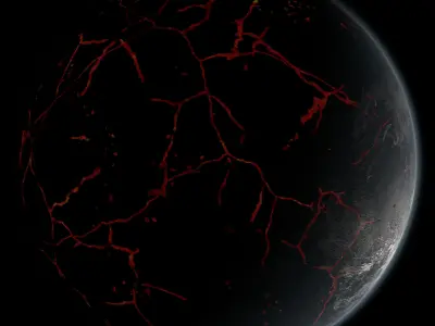 Volcanic Planet 01 Free 3D model