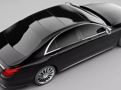 Mercedes Benz S65 W222 2014 3D model