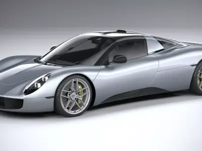 Gordon Murray T33 2024 3D model