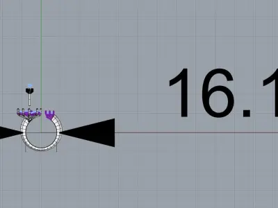 RING FLOWER 3D print model