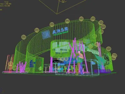 Exhibition - Area - 12X12-3DMAX2009-03 3D model