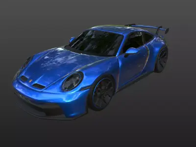 porsche 911 GT3 3D model purchase