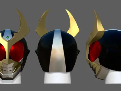 Kamen Rider Agito Helmet Free 3D model