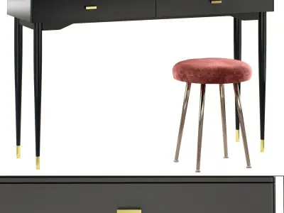 La Redoute Interieurs Novani Console Desk 3D model
