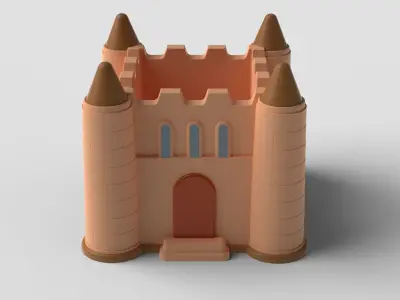 Castle 3D print model