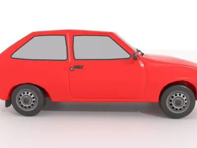 80s Hatchback 3D model