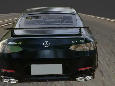 Mercedes AMG GT 63 3D model by umairmalik00071