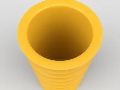 Swizzle Planter 3D model