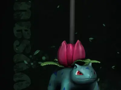 Ivysaur pen holder 3D print model