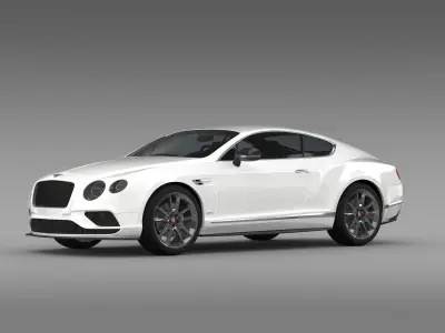 Bentley Continental GT V8 S 2015 3D model