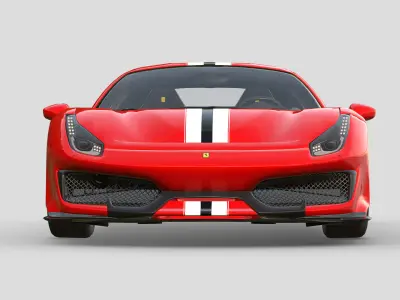Ferrari 488 Pista 3D model