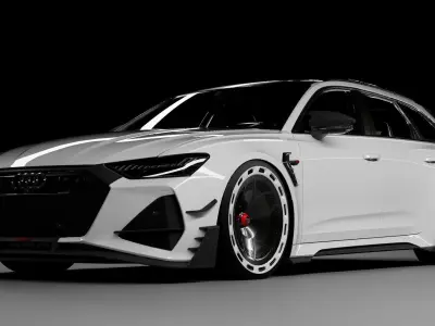 Audi RS6 ABT 1of 125 2023 3D model