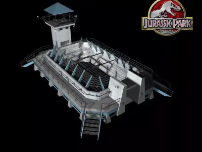 Velociraptor Pen from Jurassic Park 3D model