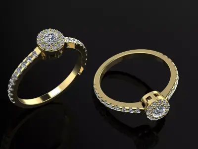 Women Ring 28 3D print model