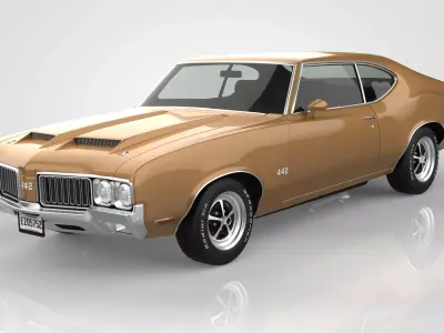 Oldsmobile 4-4-2 1970 3D model