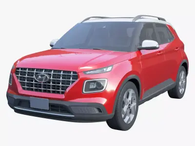 Hyundai Venue 2020 3D model