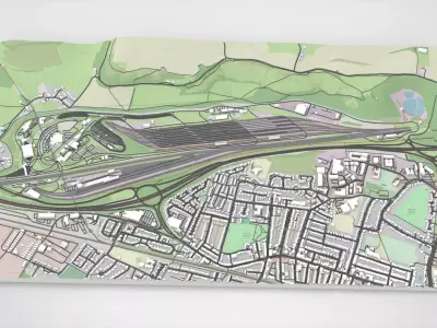 Eurotunnel Terminal Building Folkestone 3D model