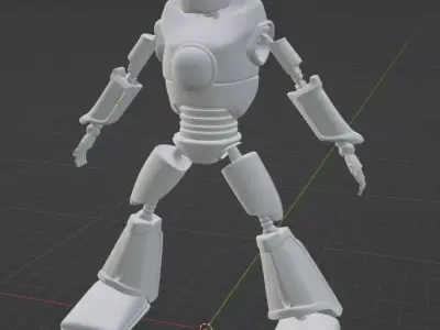 Simple Robot Model Free 3D model