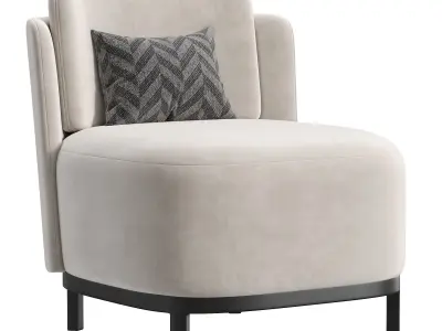 DARRINGTON ARMCHAIR BY CAZARINA 3D model
