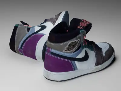 Nike Air Jordan shoes 3D model