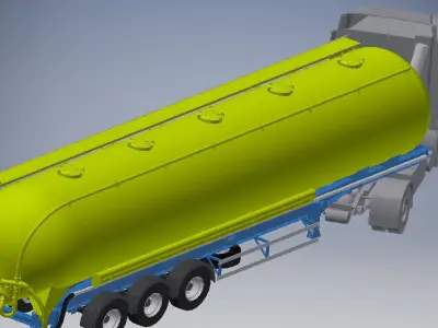  simulator EqBulk truck 3D model 3D model