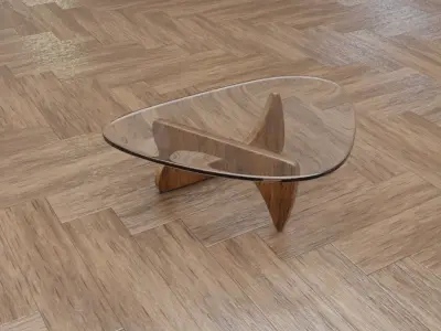 The Noguchi Table Low-poly 3D model